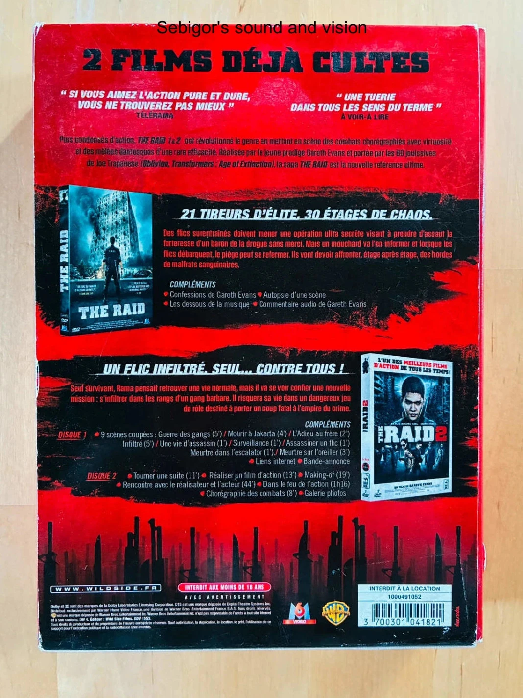 Coffret 2 DVD The Raid 1 et 2. – photo 2